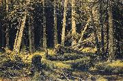 Ivan Shishkin Wind-Fallen Trees Germany oil painting artist